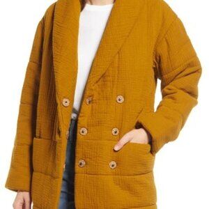 Lightspun Dumont Quilted Jacket - Antique Gold Size XS